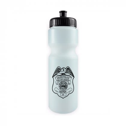 Frost with Black Lid 28 oz. Sports Bottle - BPA Free | Wholesale Affordable Drinkware